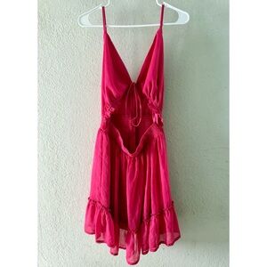 Asymmetrical Red Dress